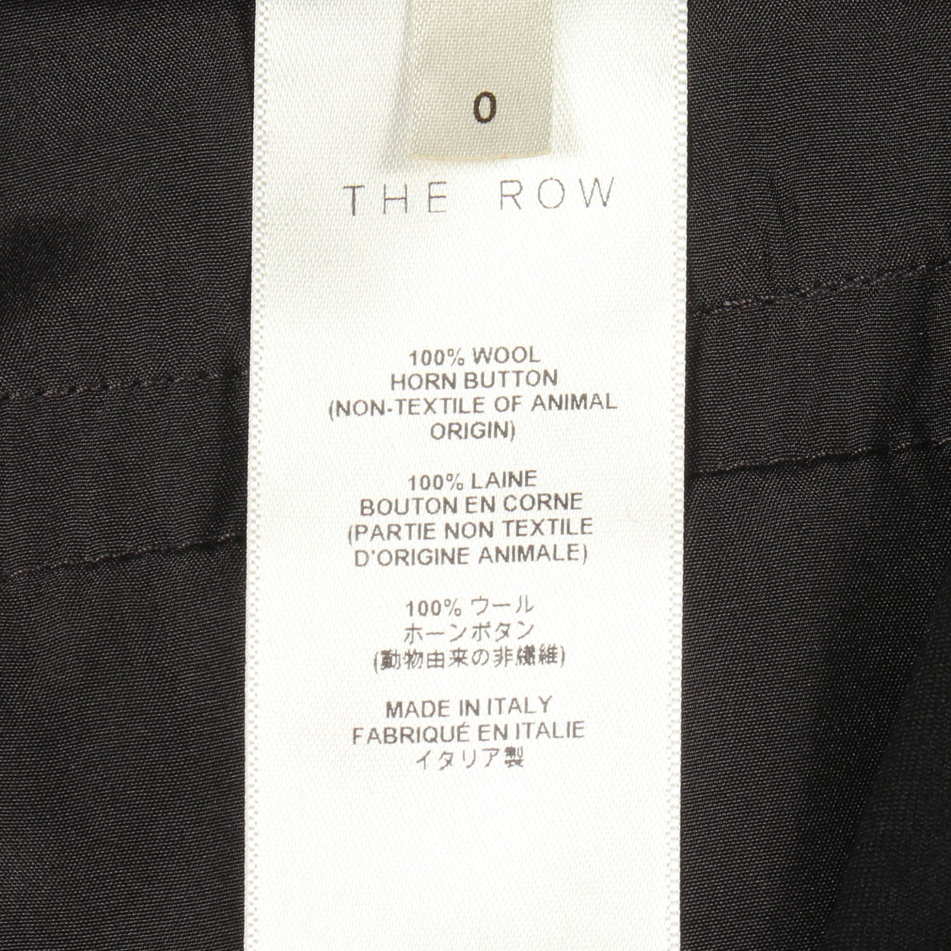 TREVE PANT スラックス トラウザーズ ウール ブラック ザロウ ボトムス THE ROW