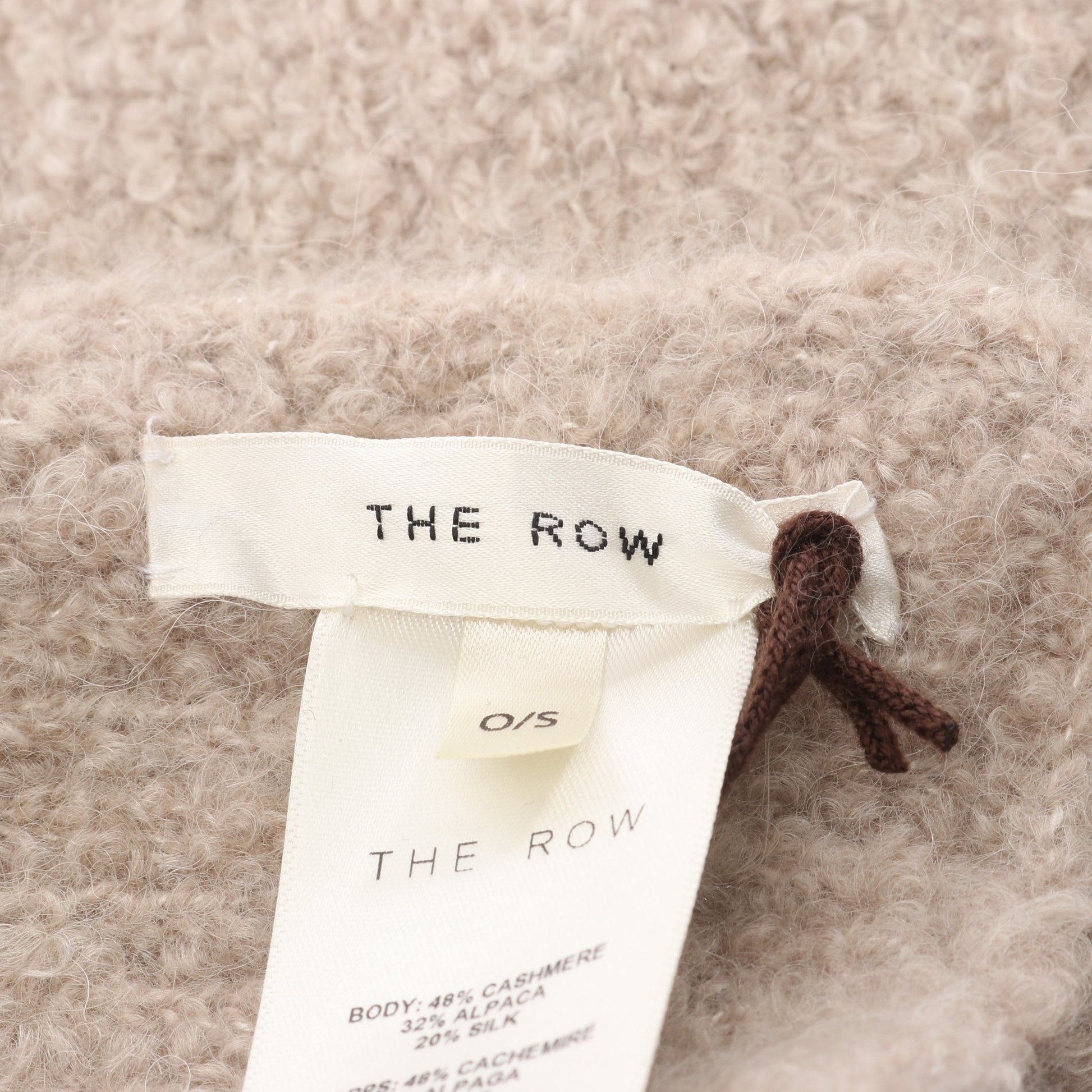 マフラー ストール カシミヤ アルパカ グレーベージュ ザロウ 財布・小物 THE ROW