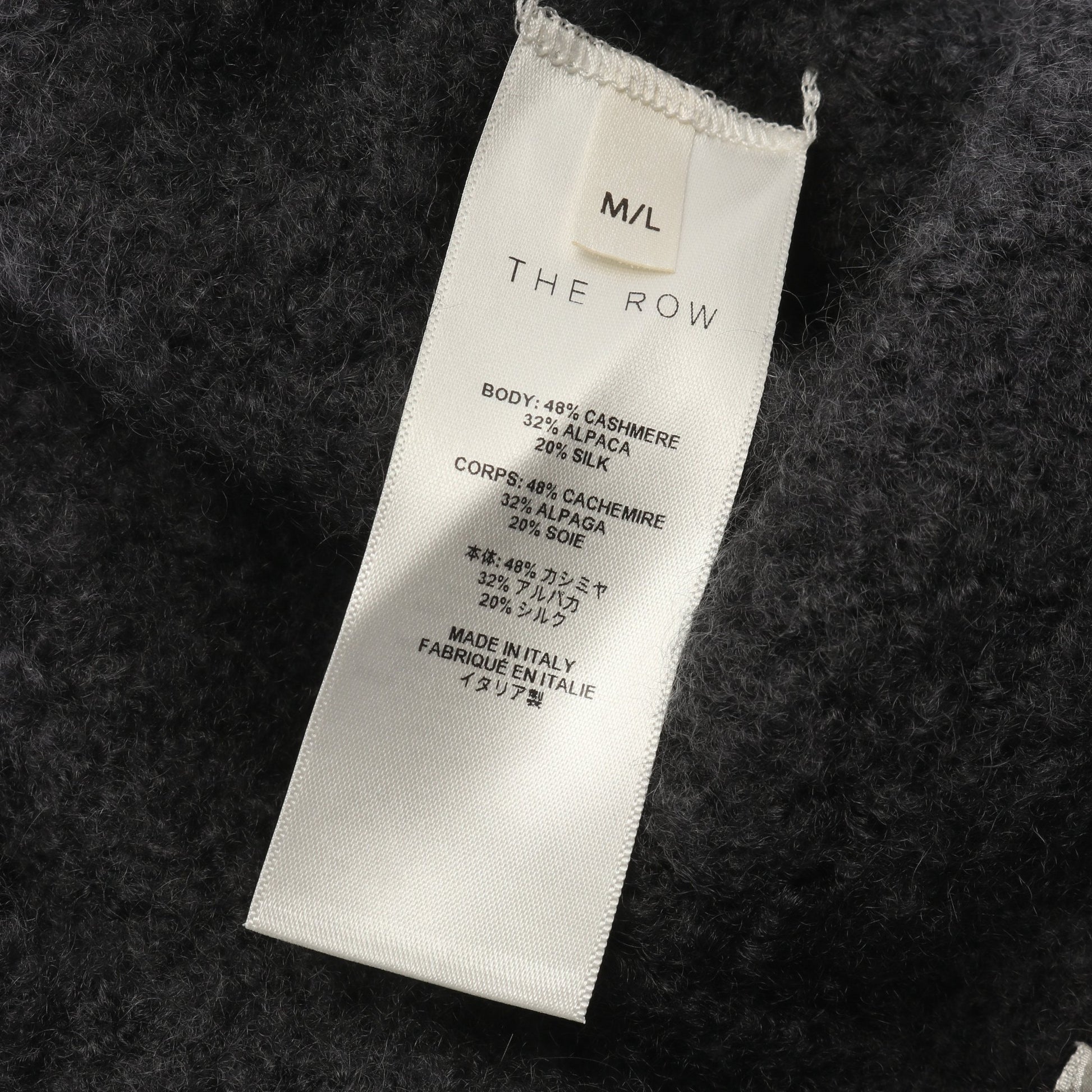 ニット帽 ビーニー カシミヤ アルパカ グレー ザロウ 財布・小物 THE ROW