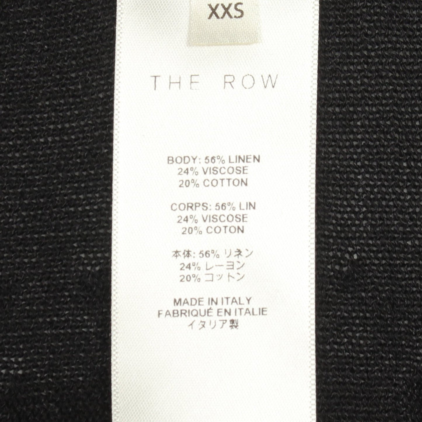 JALIAH ニット スカート リネン ブラック ザロウ ボトムス THE ROW