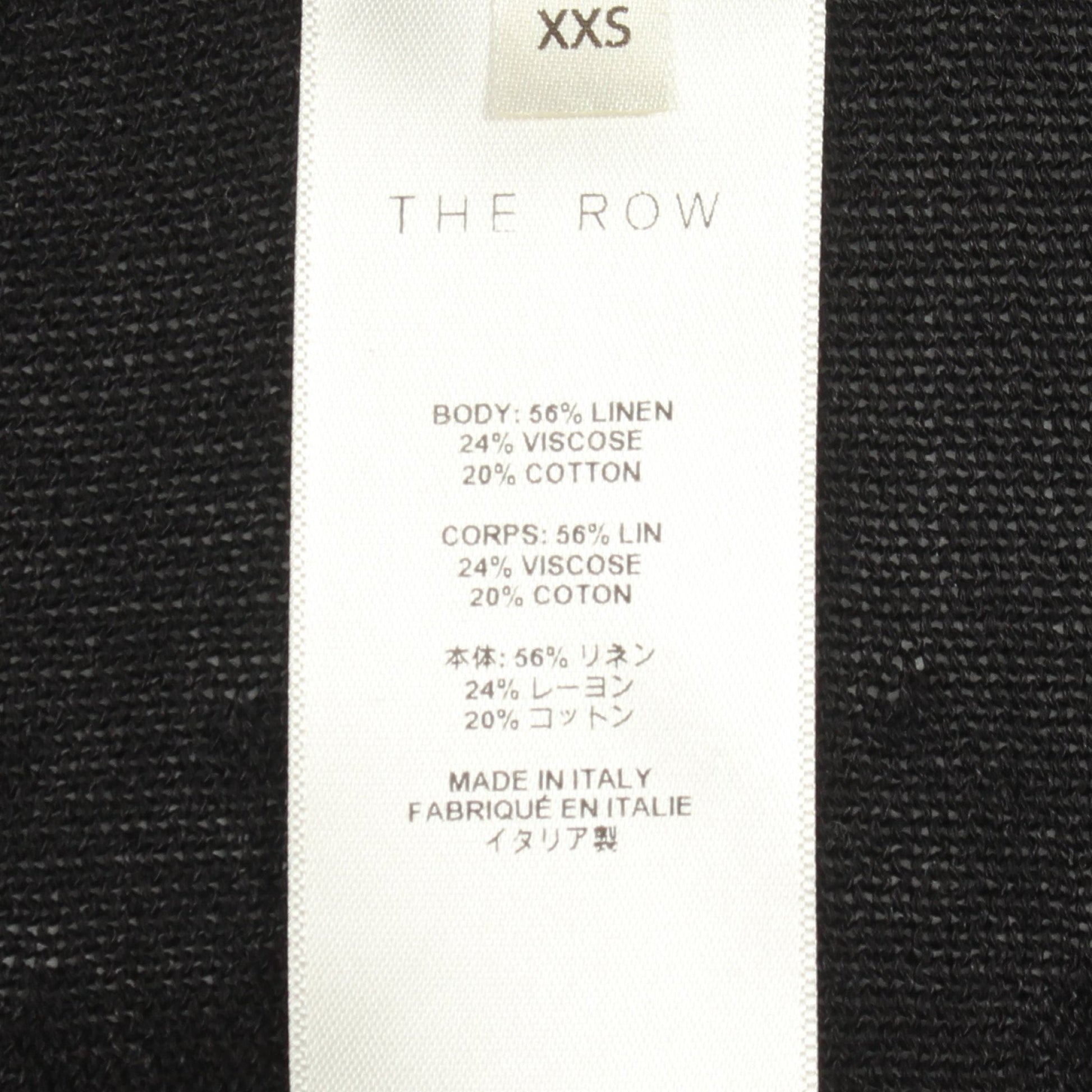 JALIAH ニット スカート リネン ブラック ザロウ ボトムス THE ROW