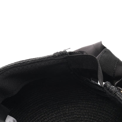 ストローハット 帽子 ストロー ブラック アシーナニューヨーク 財布・小物 Athena New York