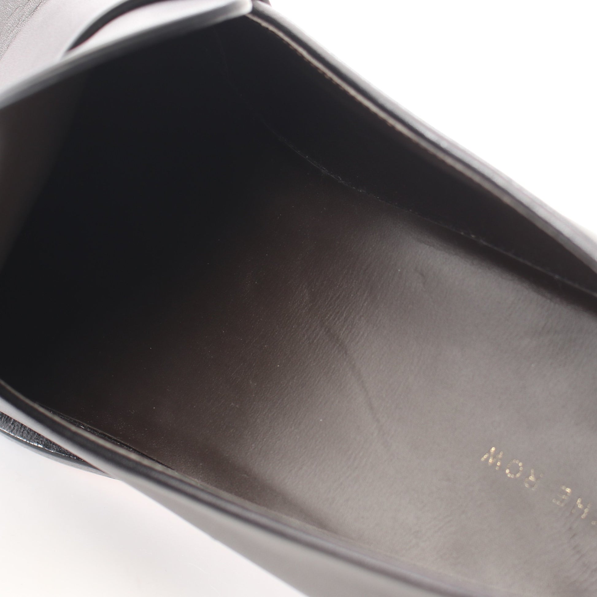NOVUS MOCASSIN ローファー レザー ブラック ザロウ シューズ THE ROW