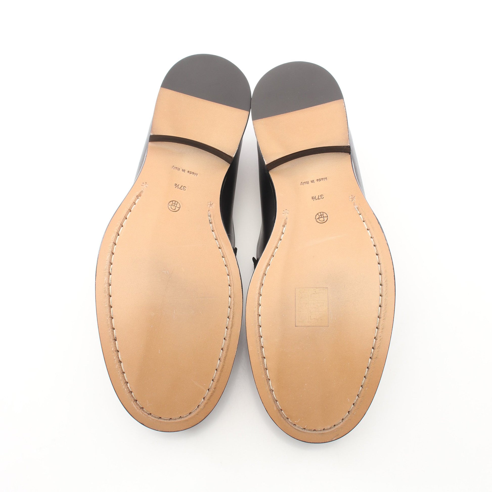 NOVUS MOCASSIN ローファー レザー ブラック ザロウ シューズ THE ROW