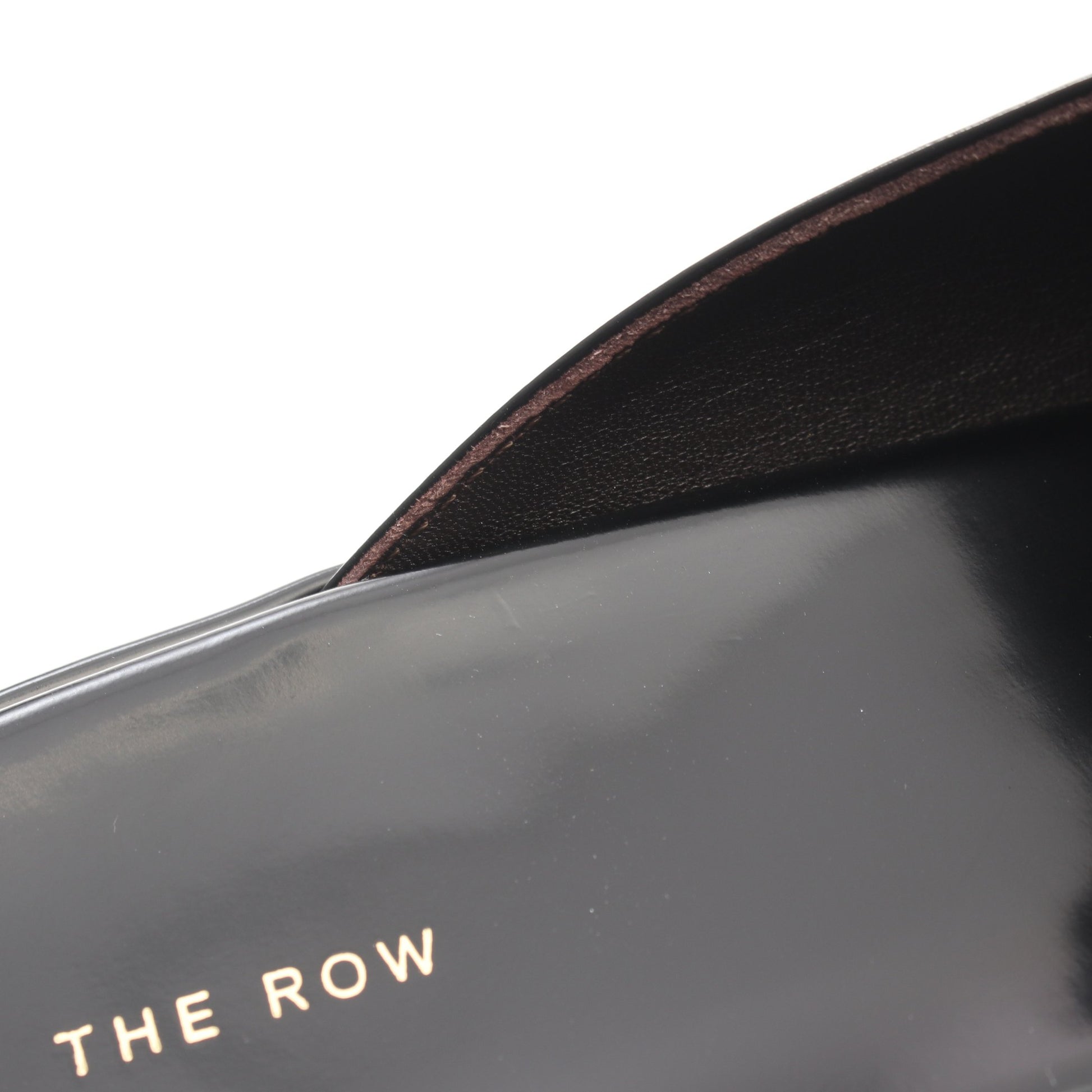 スクエアトゥ サンダル レザー ブラック ザロウ シューズ THE ROW