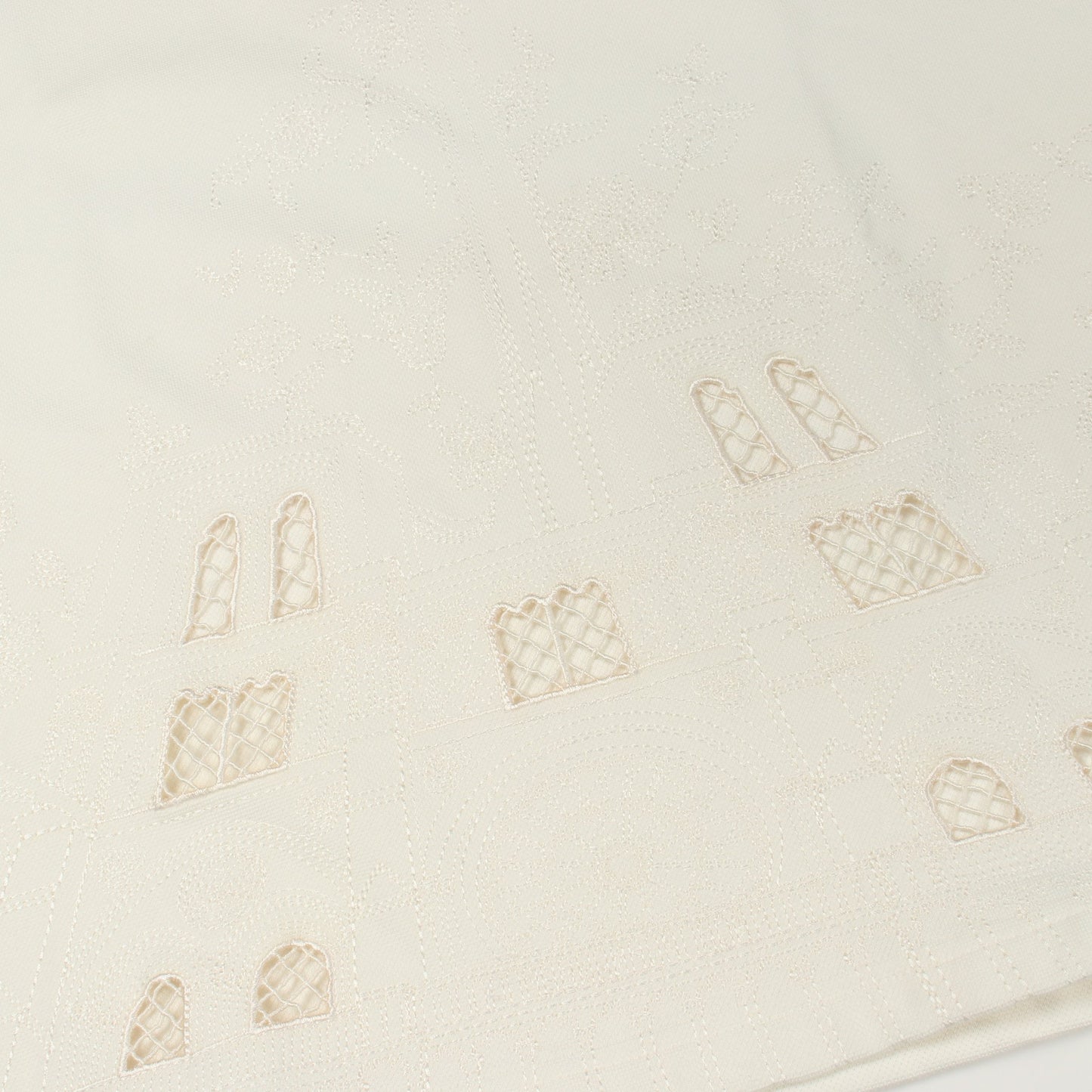 ノートルダム ポンヌフ エンブロイダリー 半袖Tシャツ コットン オフホワイト ルイヴィトン トップス LOUIS VUITTON