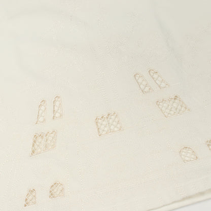 ノートルダム ポンヌフ エンブロイダリー 半袖Tシャツ コットン オフホワイト ルイヴィトン トップス LOUIS VUITTON