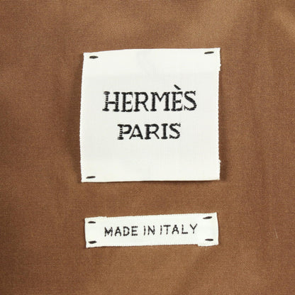 セリエボタン 中綿 ステンカラーコート ウール カーキグリーン エルメス アウター HERMES