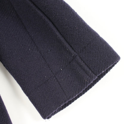 ココマークボタン コート ウール アンゴラ ネイビー シャネル アウター CHANEL