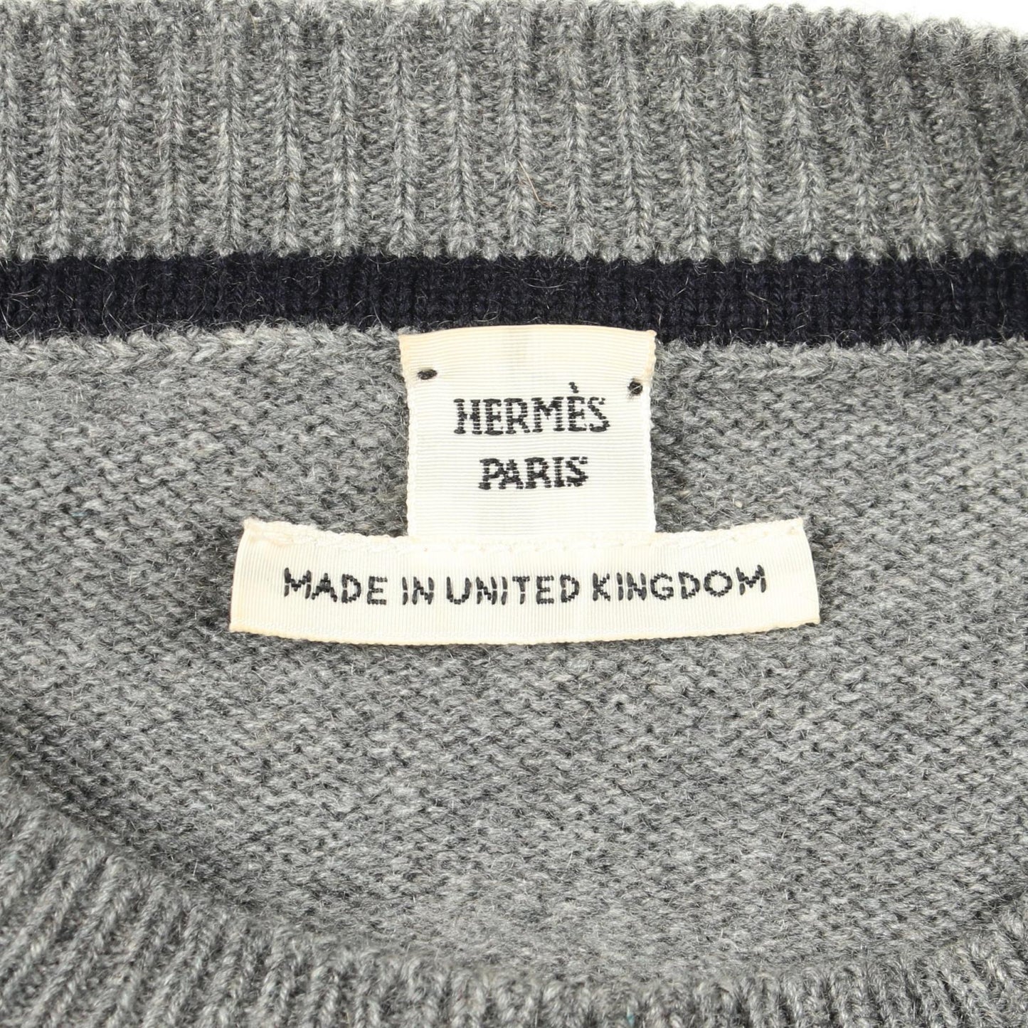 Hリフト ニット カシミヤ グレー エルメス トップス HERMES