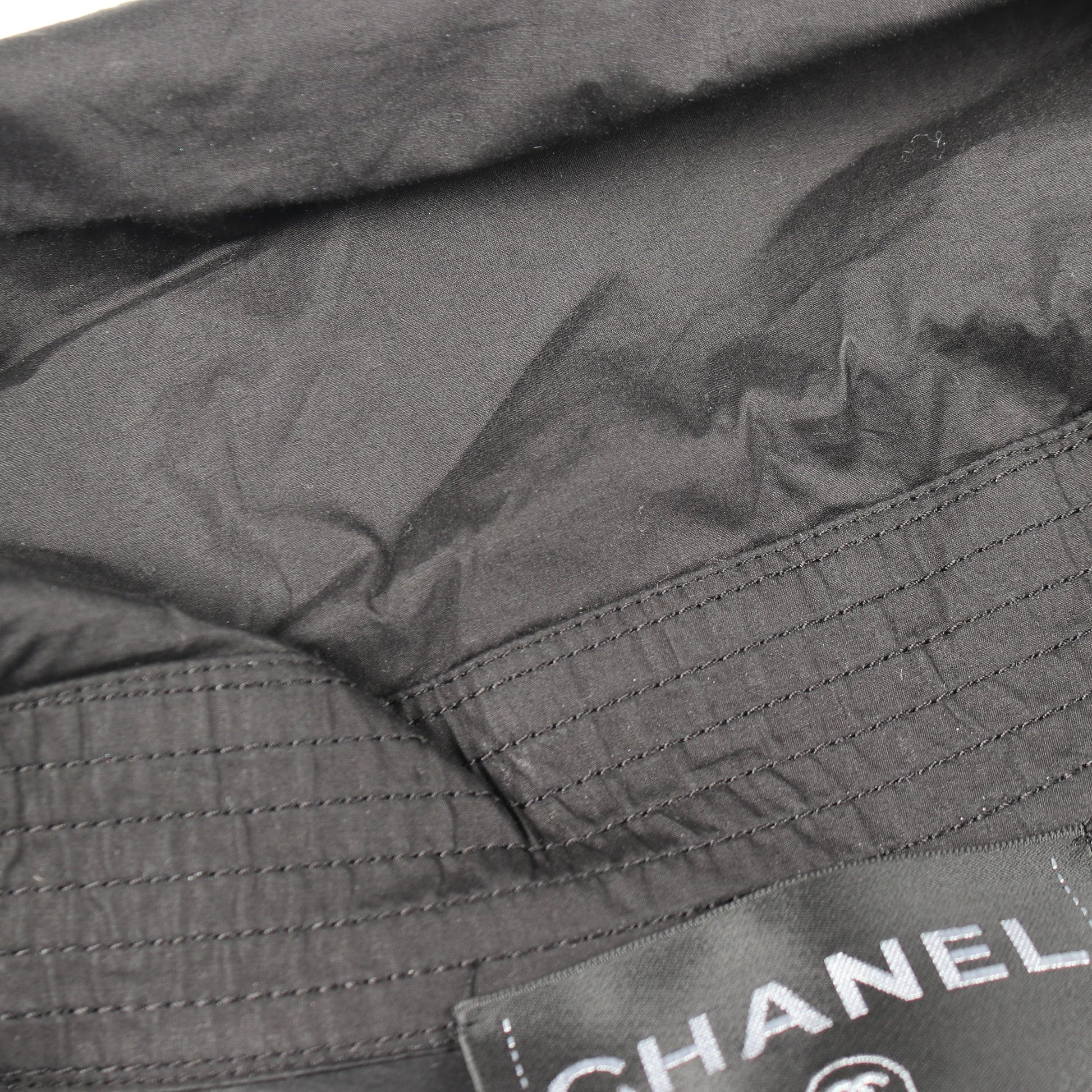 ココマークボタン スプリングコート コットン ブラック シャネル アウター CHANEL