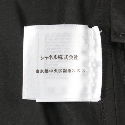 ココマークボタン スプリングコート コットン ブラック シャネル アウター CHANEL