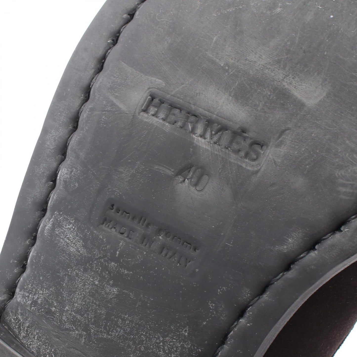チャッカ ブーツ スエード ダークブラウン エルメス シューズ HERMES