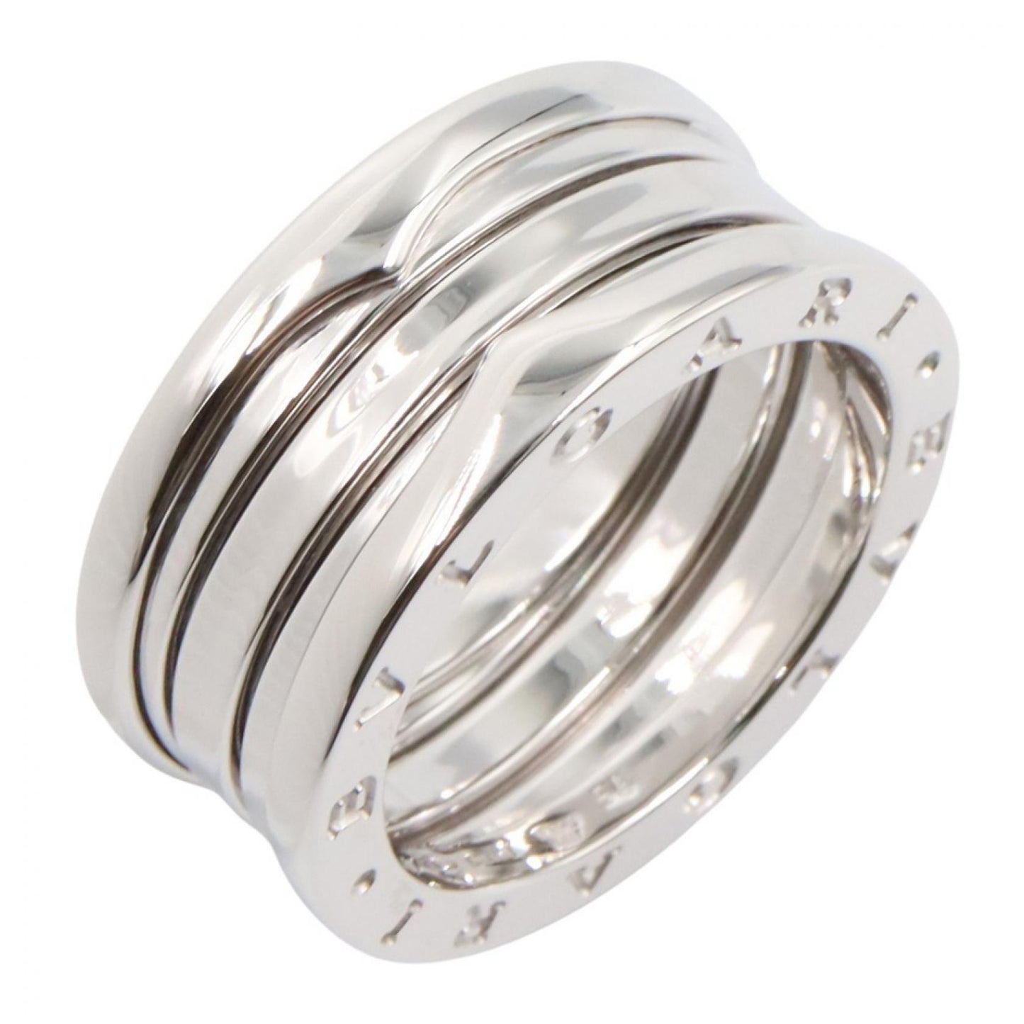 B-zero1 ビーゼロワン リング 4バンド リング 指輪 K18WG ホワイトゴールド ブルガリ アクセサリー BVLGARI