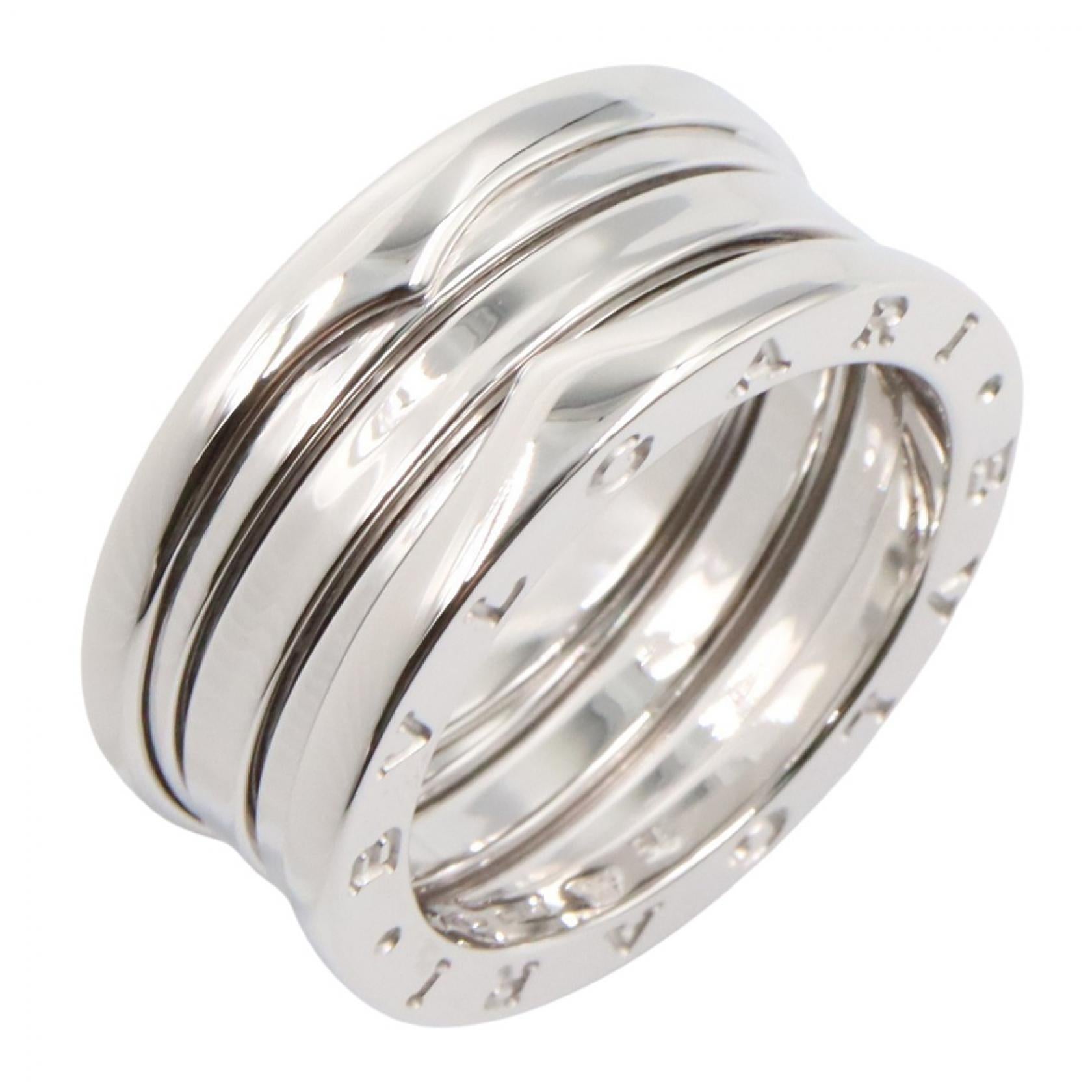B-zero1 ビーゼロワン リング 4バンド リング 指輪 K18WG ホワイトゴールド ブルガリ アクセサリー BVLGARI