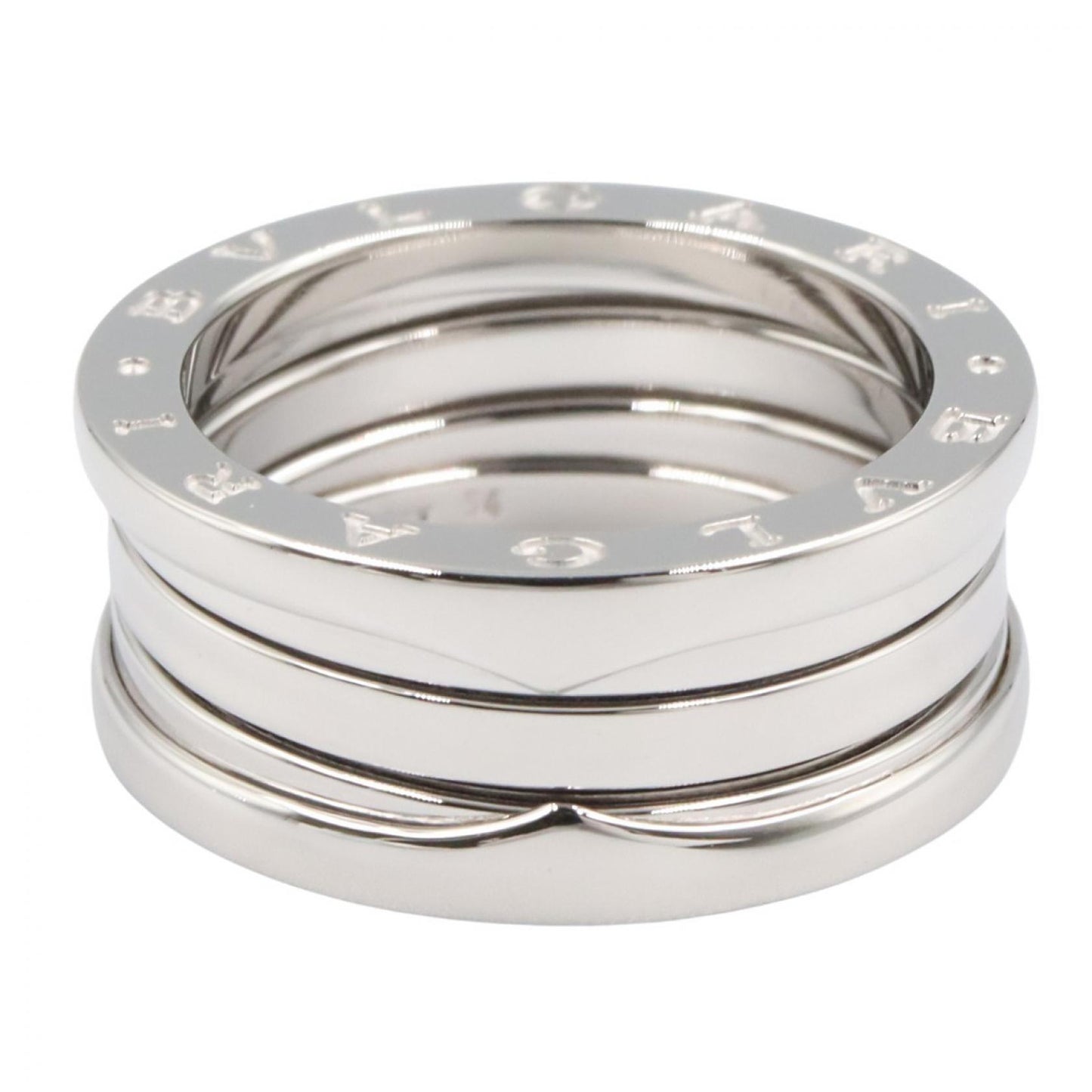 B-zero1 ビーゼロワン リング 4バンド リング 指輪 K18WG ホワイトゴールド ブルガリ アクセサリー BVLGARI