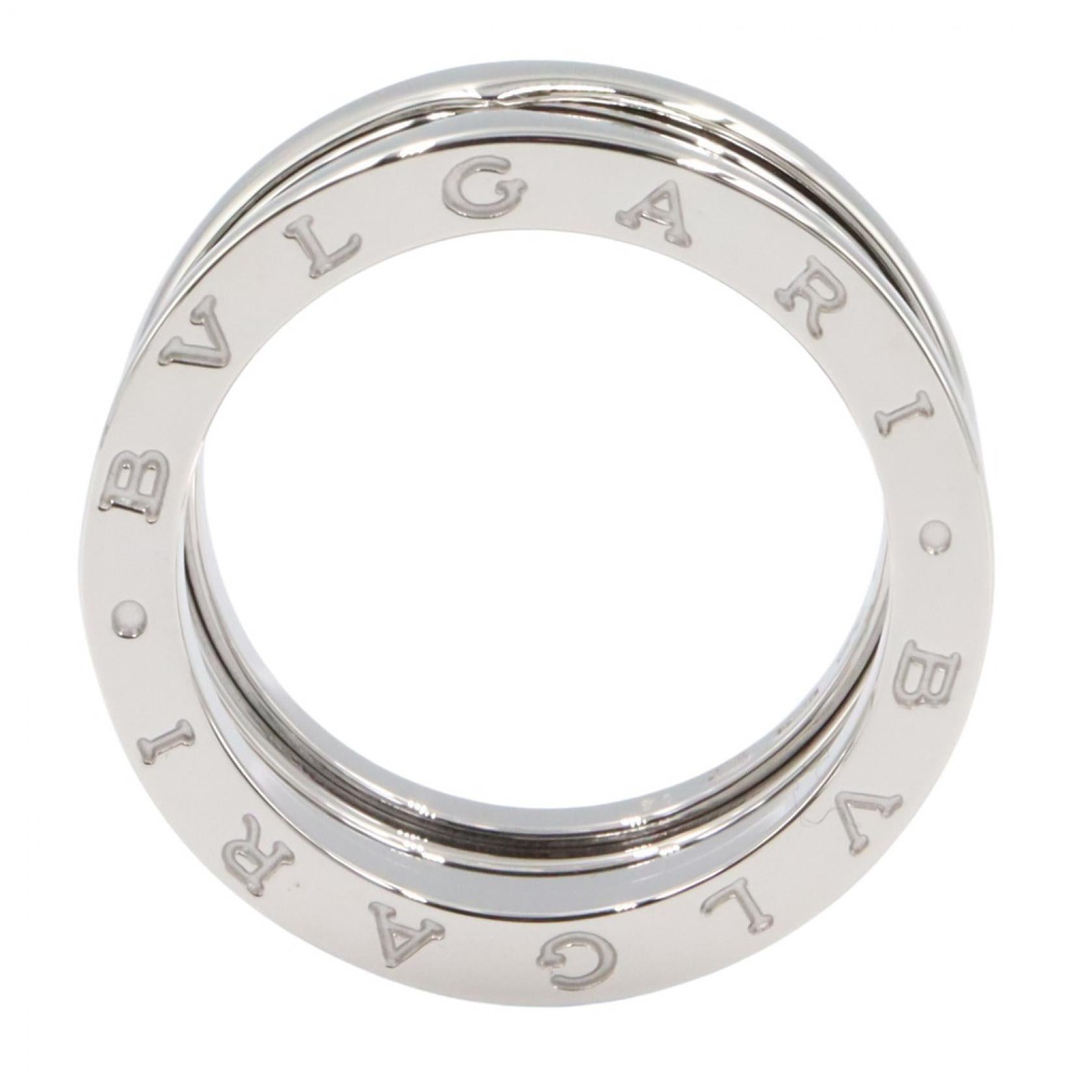 B-zero1 ビーゼロワン リング 4バンド リング 指輪 K18WG ホワイトゴールド ブルガリ アクセサリー BVLGARI