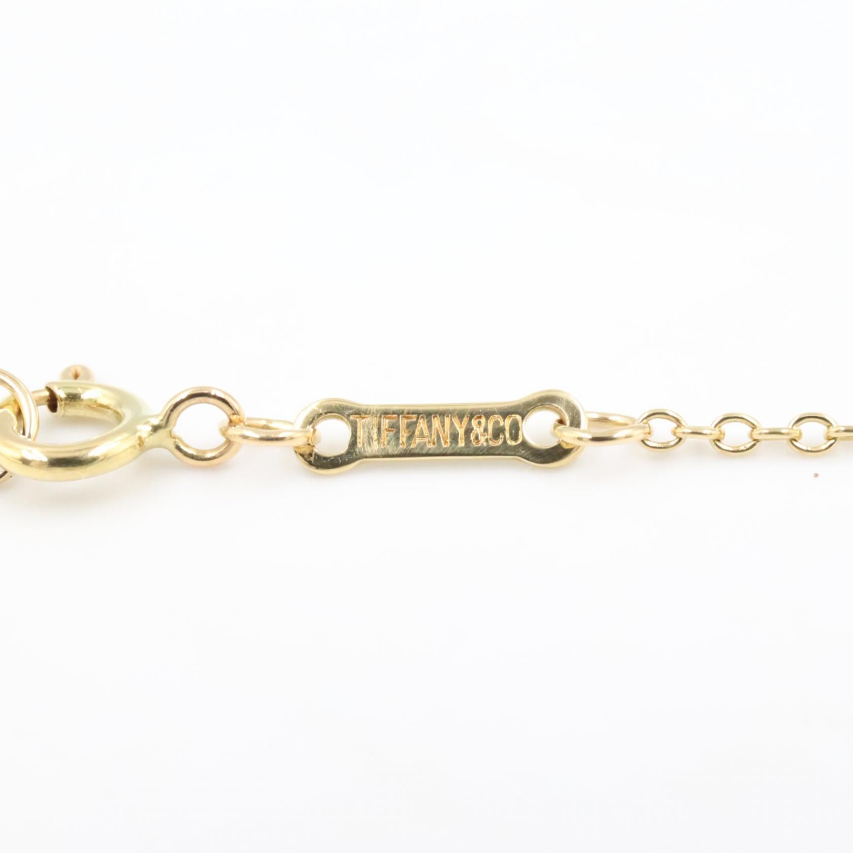 オープンハート ネックレス ラージ ネックレス K18YG イエローゴールド ティファニー アクセサリー TIFFANY & Co.