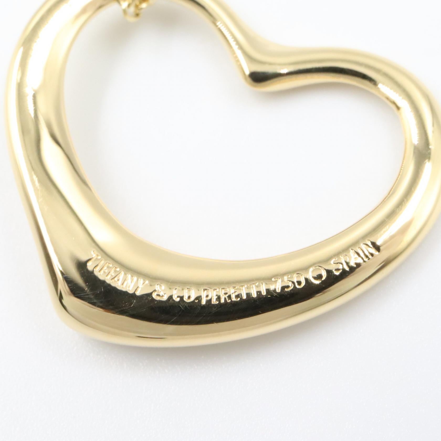 オープンハート ネックレス ラージ ネックレス K18YG イエローゴールド ティファニー アクセサリー TIFFANY & Co.