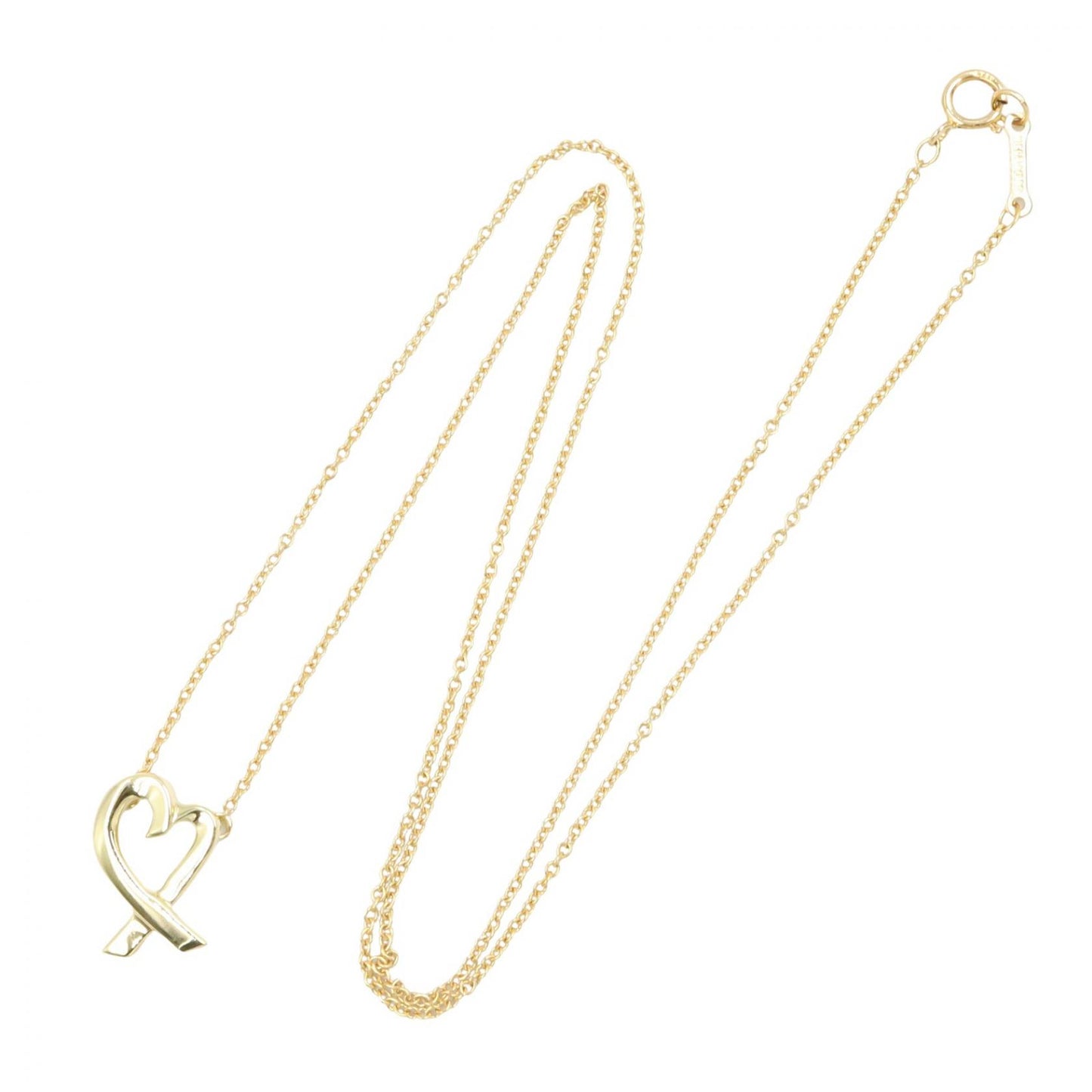 ラビングハート ネックレス ネックレス K18YG イエローゴールド ティファニー アクセサリー TIFFANY & Co.