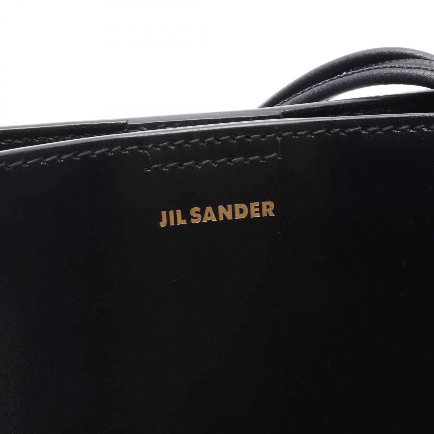 【中古】JIL SANDAR ジルサンダー Tangleスモール　鑑定済 TANGLE SMALL タングル スモール ショルダーバッグ レザー ブラック