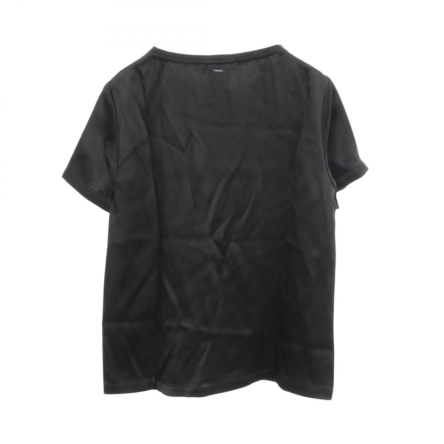 半袖 ブラウス ビスコース ブラック エスマックスマーラ トップス S Max Mara