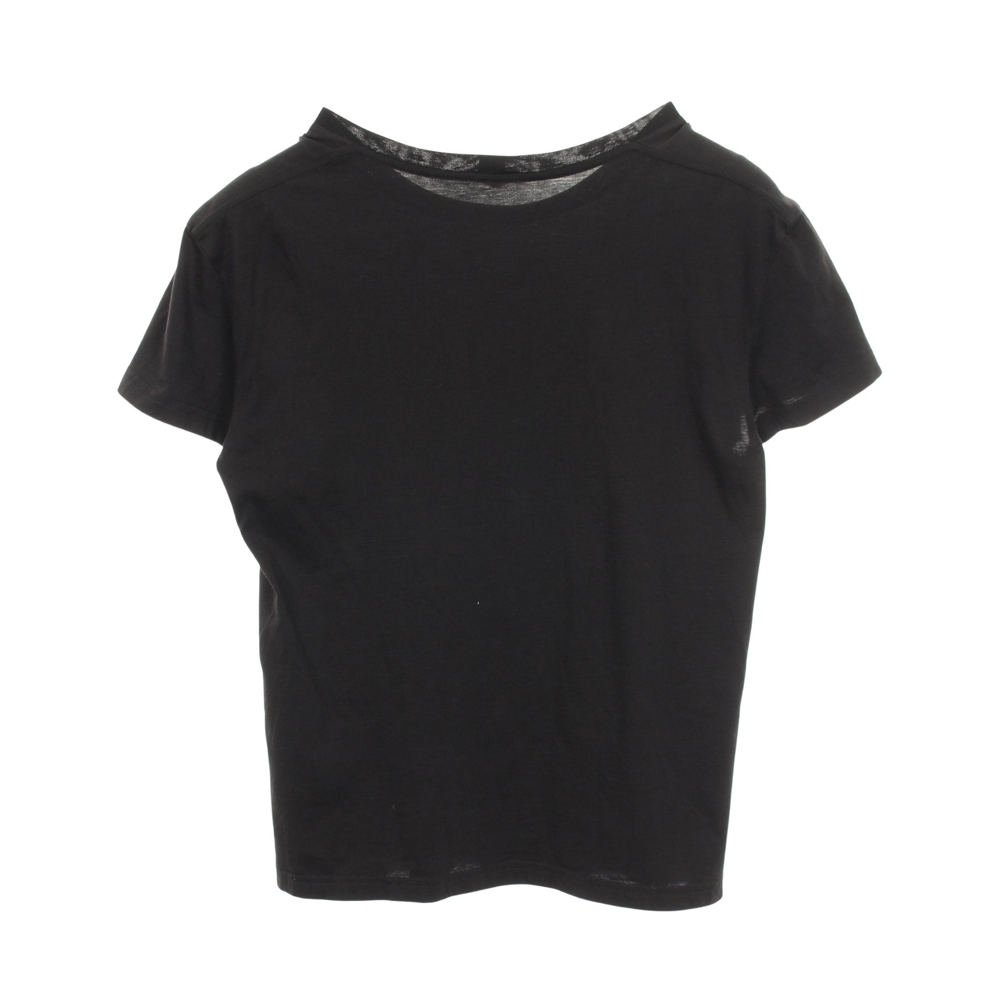 ロゴプリント クルーネック 半袖Tシャツ コットン ブラック ホワイト セリーヌ トップス CELINE