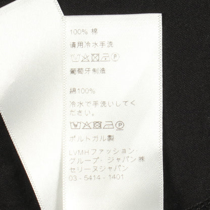 ロゴプリント クルーネック 半袖Tシャツ コットン ブラック ホワイト セリーヌ トップス CELINE