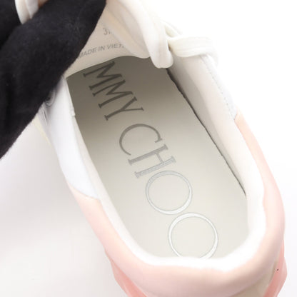 DIAMOND MAXI スニーカー レザー ホワイト ライトピンク ジミーチュウ シューズ JIMMY CHOO