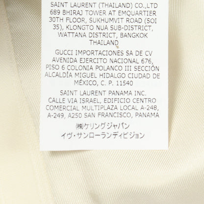 テーラードジャケット ウール オフホワイト サンローランパリ アウター SAINT LAURENT PARIS