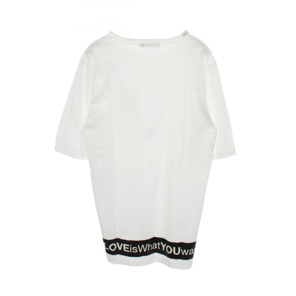 バックプリント ポケット付き クルーネック 半袖Tシャツ コットン ホワイト ドルチェアンドガッバーナ トップス DOLCE&GABBANA