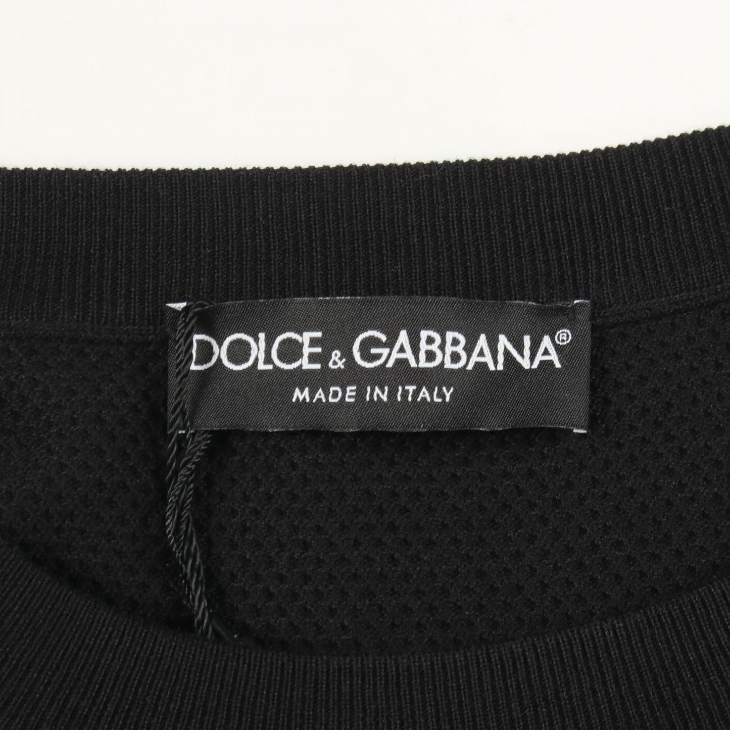 ショルダーボタン ニット シルク コットン ブラック ドルチェアンドガッバーナ トップス DOLCE&GABBANA