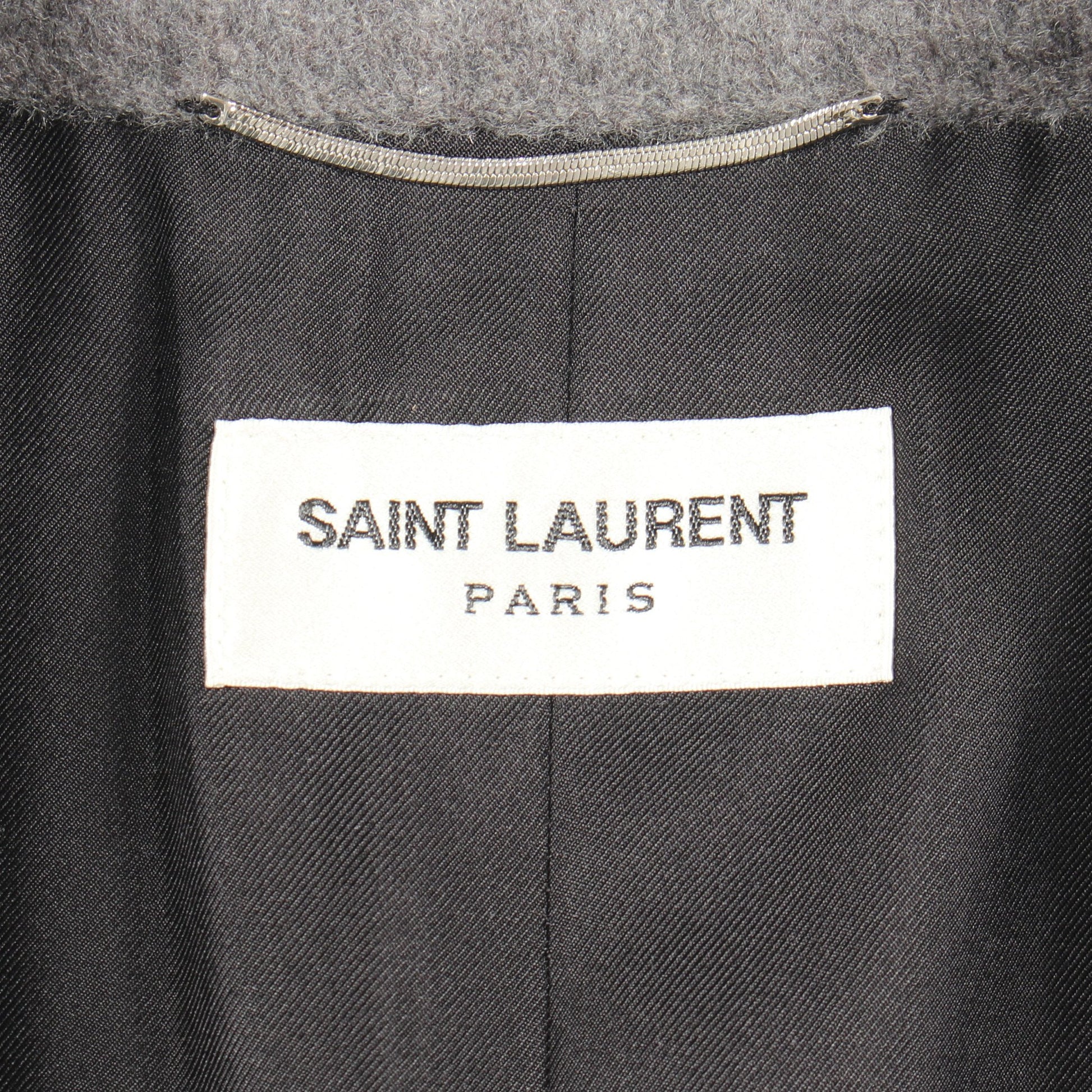 テーラードジャケット ウール グレー サンローランパリ アウター SAINT LAURENT PARIS