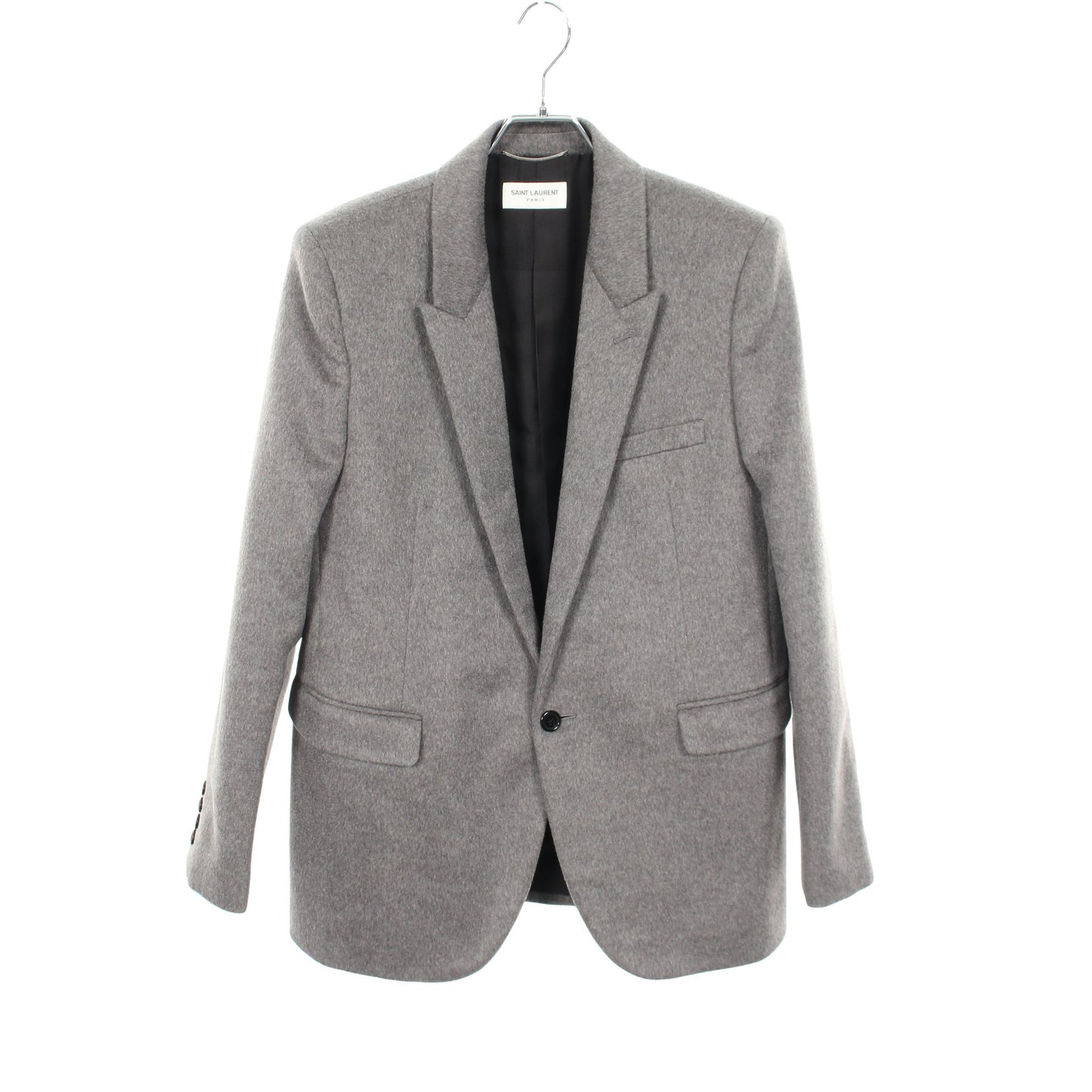 テーラードジャケット ウール グレー サンローランパリ アウター SAINT LAURENT PARIS