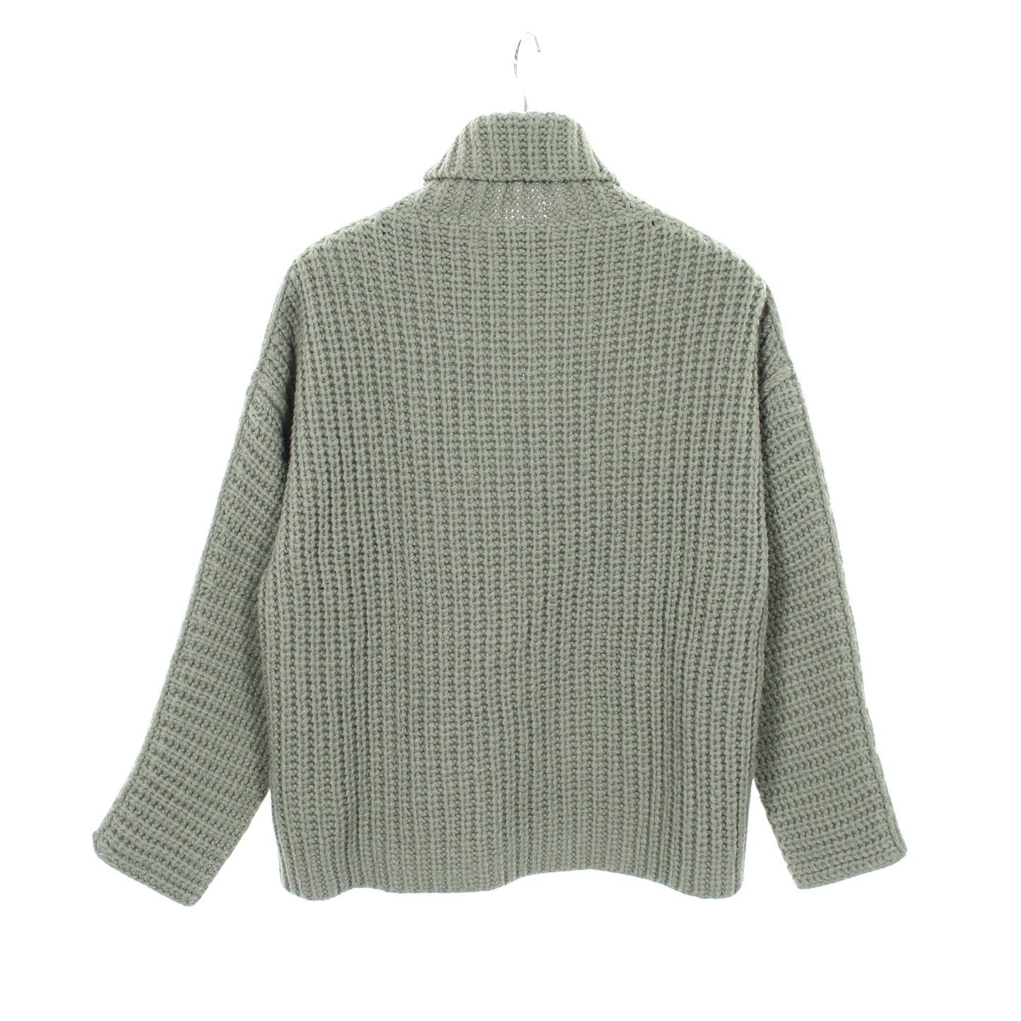 タートルネック ニット ウール グレーグリーン エンポリオアルマーニ トップス EMPORIO ARMANI