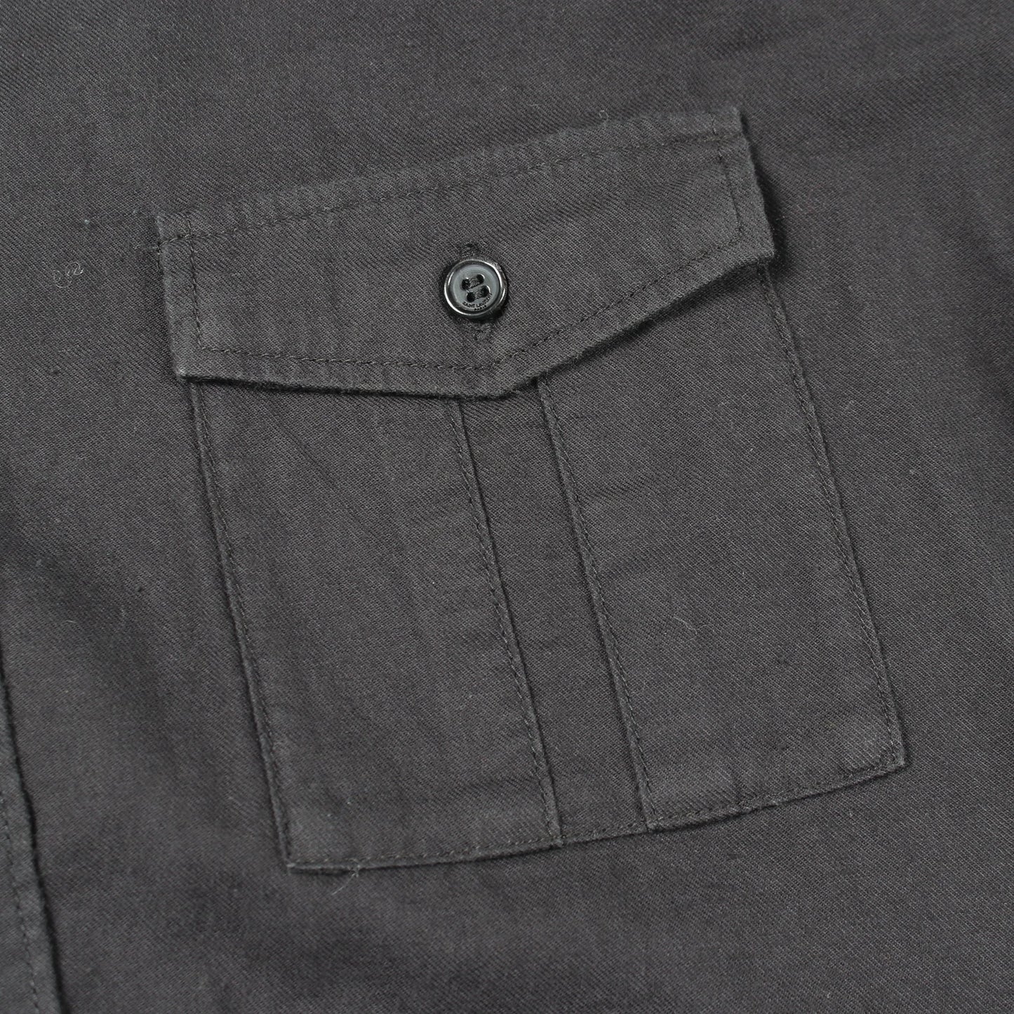 ミリタリー 長袖 シャツ コットン ブラック サンローランパリ トップス SAINT LAURENT PARIS