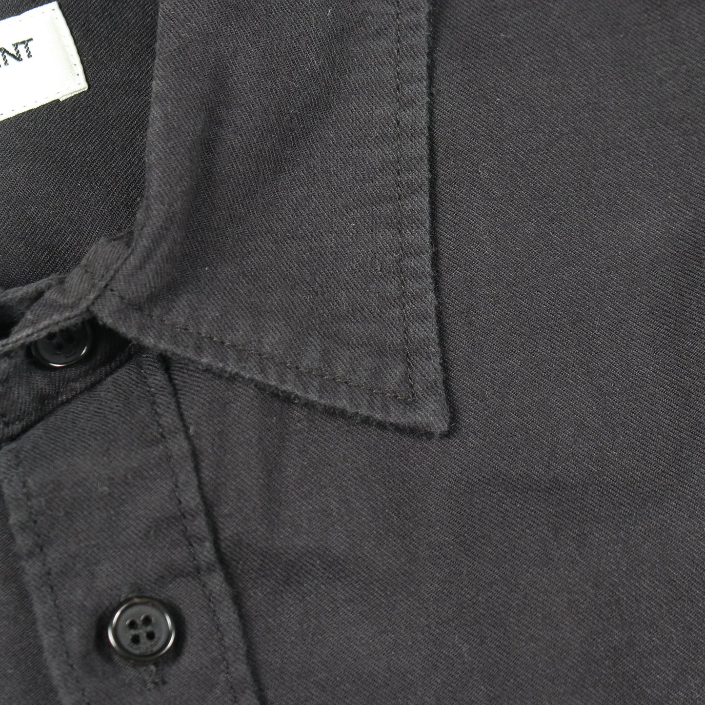 ミリタリー 長袖 シャツ コットン ブラック サンローランパリ トップス SAINT LAURENT PARIS