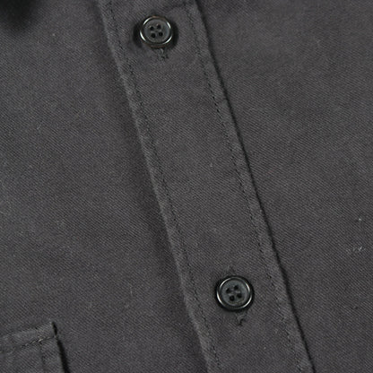 ミリタリー 長袖 シャツ コットン ブラック サンローランパリ トップス SAINT LAURENT PARIS