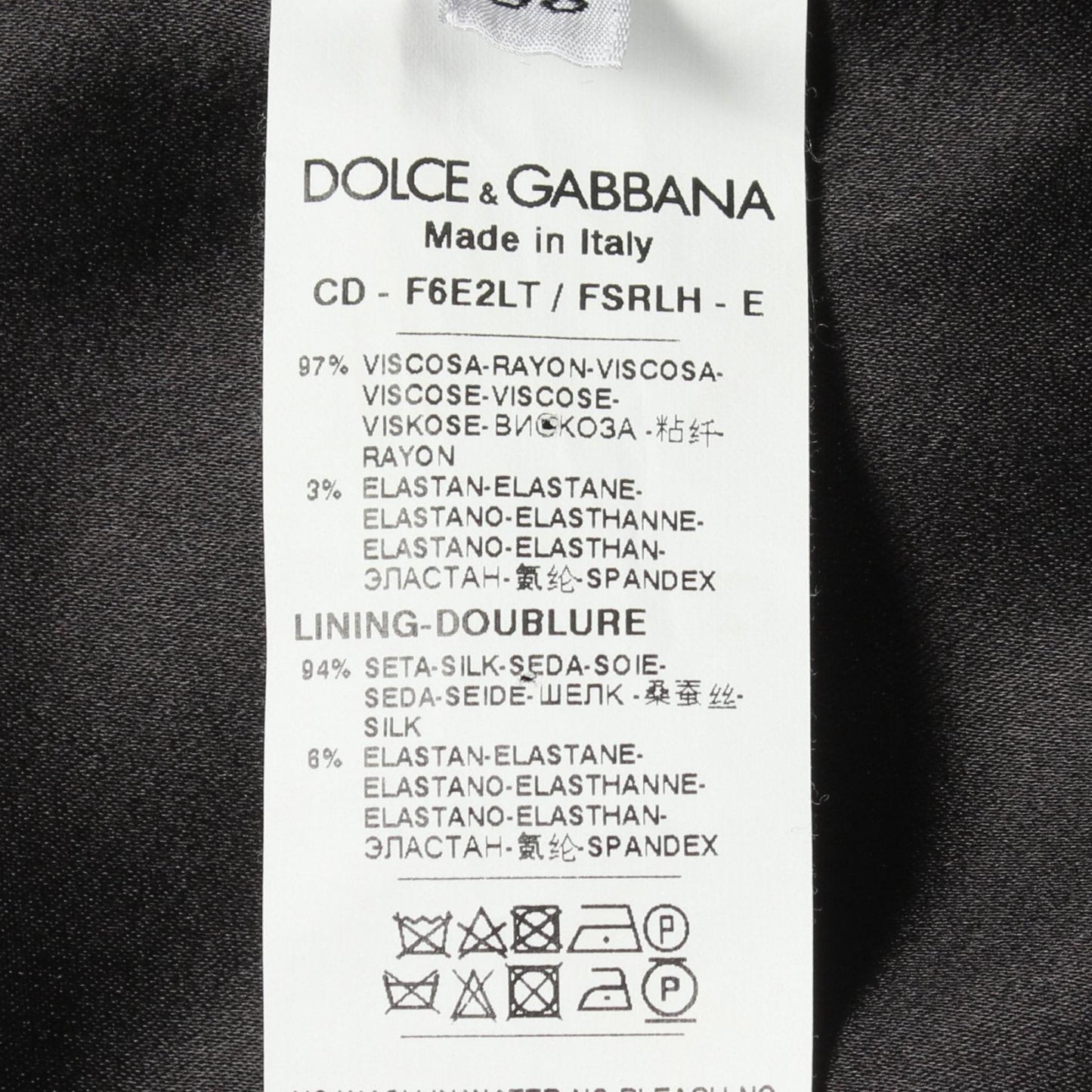 トマト缶柄 長袖 ワンピース レーヨン ダークネイビー マルチカラー ドルチェアンドガッバーナ ワンピース DOLCE&GABBANA