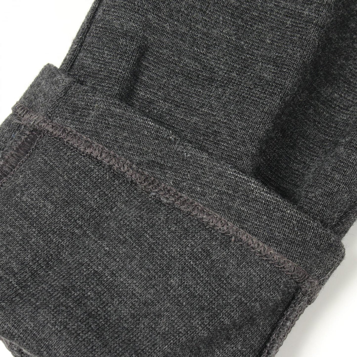 ロゴ刺繍 クルーネック トップス ウール ダークグレー エンポリオアルマーニ トップス EMPORIO ARMANI