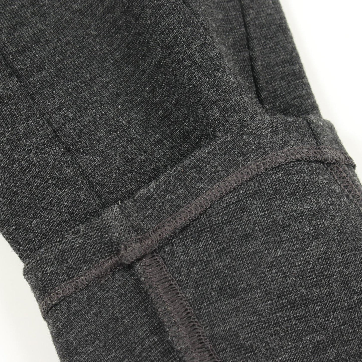 ロゴ刺繍 クルーネック トップス ウール ダークグレー エンポリオアルマーニ トップス EMPORIO ARMANI