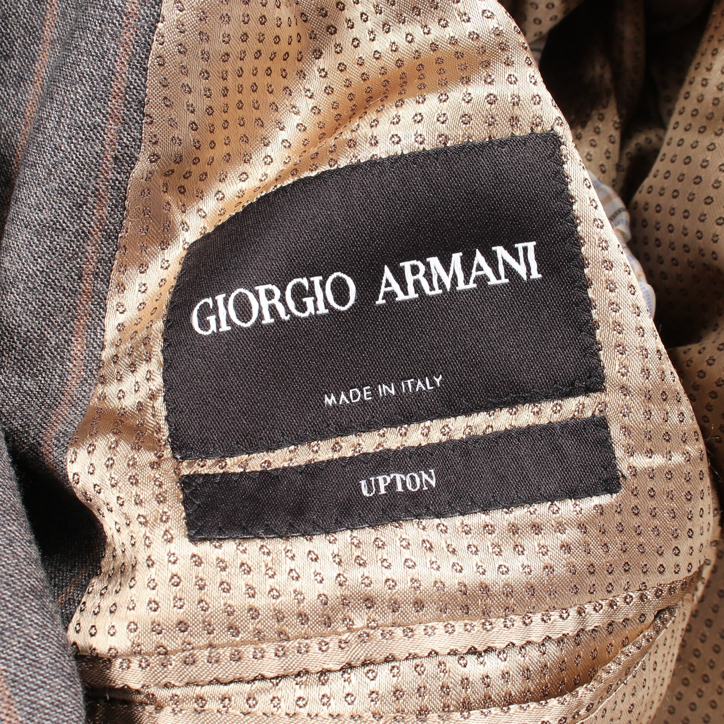 ストライプ ジャケット パンツ スーツ レーヨン グレー ジョルジオアルマーニ スーツ GIORGIO ARMANI