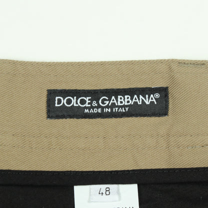 カーゴパンツ コットン カーキグリーン ドルチェアンドガッバーナ ボトムス DOLCE&GABBANA