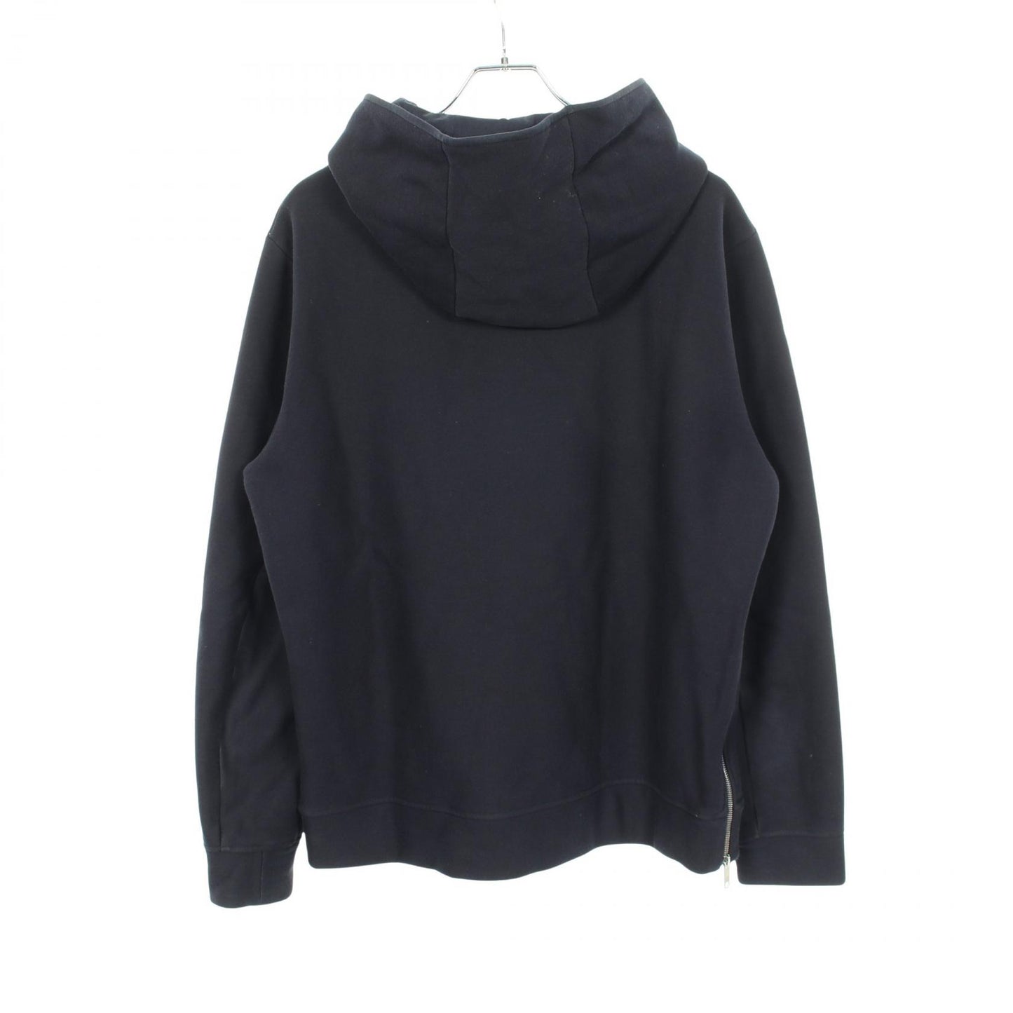 フロッキー プルオーバーパーカー コットン ネイビー ジョルジオアルマーニ トップス GIORGIO ARMANI
