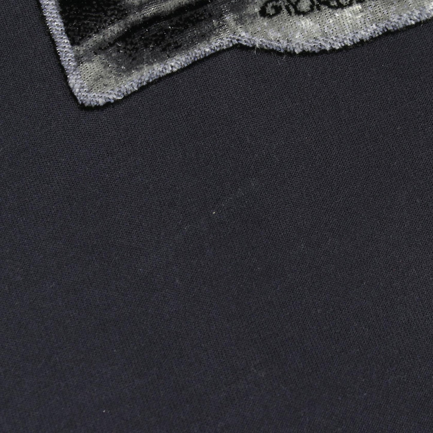 フロッキー プルオーバーパーカー コットン ネイビー ジョルジオアルマーニ トップス GIORGIO ARMANI