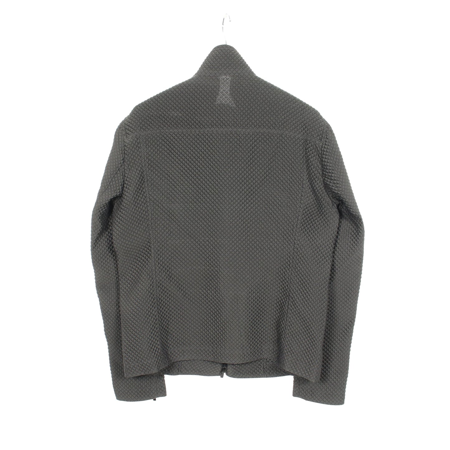 スタンドカラージップ ジャケット ナイロン グレー エンポリオアルマーニ アウター EMPORIO ARMANI