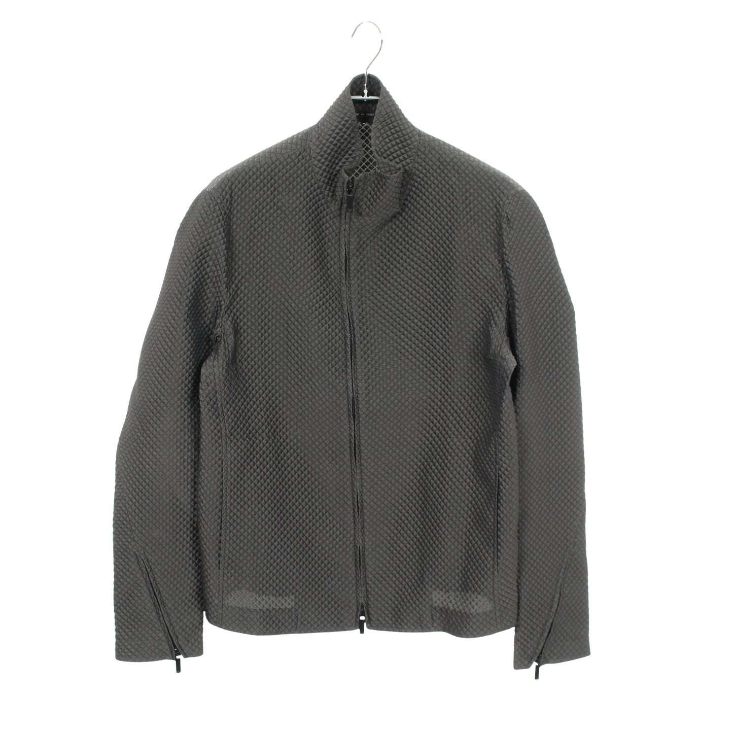 スタンドカラージップ ジャケット ナイロン グレー エンポリオアルマーニ アウター EMPORIO ARMANI