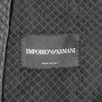 スタンドカラージップ ジャケット ナイロン グレー エンポリオアルマーニ アウター EMPORIO ARMANI