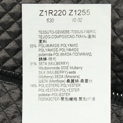 スタンドカラージップ ジャケット ナイロン グレー エンポリオアルマーニ アウター EMPORIO ARMANI