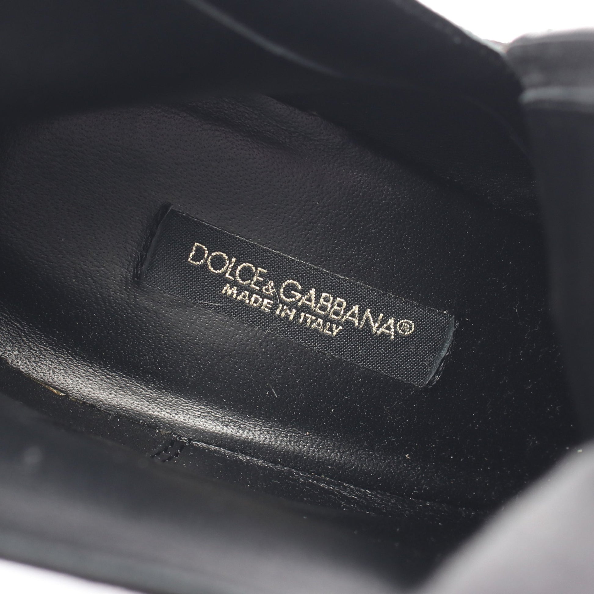 ビジュー ショート ブーツ スエード ブラック ドルチェアンドガッバーナ シューズ DOLCE&GABBANA